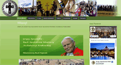 Desktop Screenshot of grupyapostolskie.pl